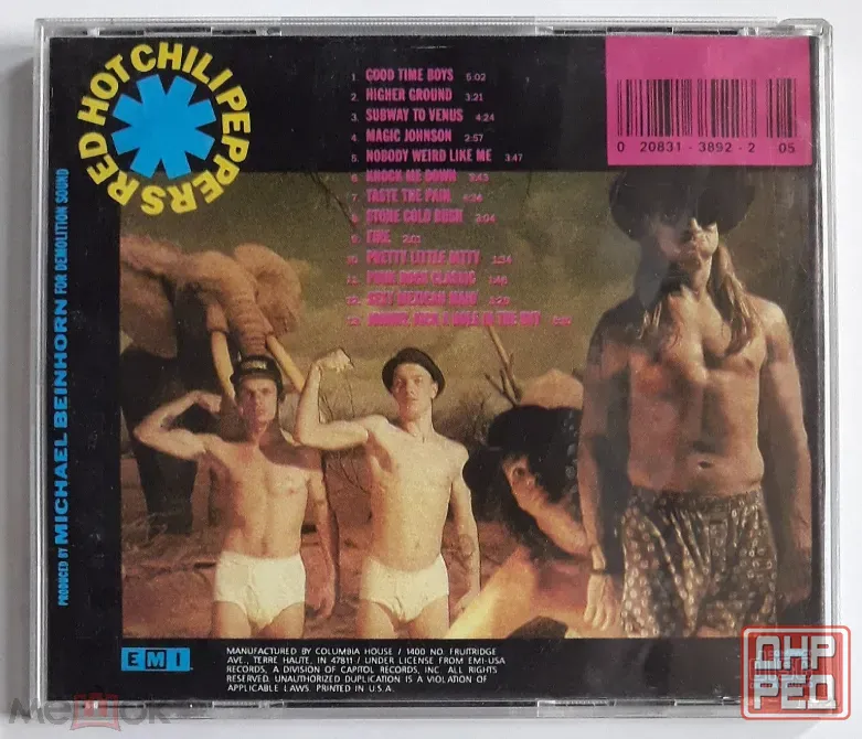 Компакт-диск / CD: Red Hot Chili Peppers - 1989 "Mother's Milk", неофициальное издание, Россия Донецк - изображение 5