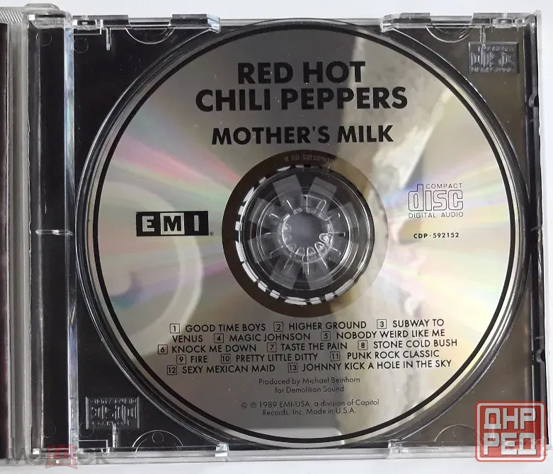 Компакт-диск / CD: Red Hot Chili Peppers - 1989 "Mother's Milk", неофициальное издание, Россия Донецк - изображение 6