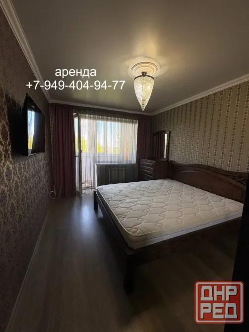 Вода круглосуточно! Аренда 3 ком квартира, м-рн Мирный, супермаркет "Обжора", Кировский район ! Донецк - изображение 9