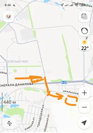 Земля на развилке Макеевка- Харцызск Харцызск
