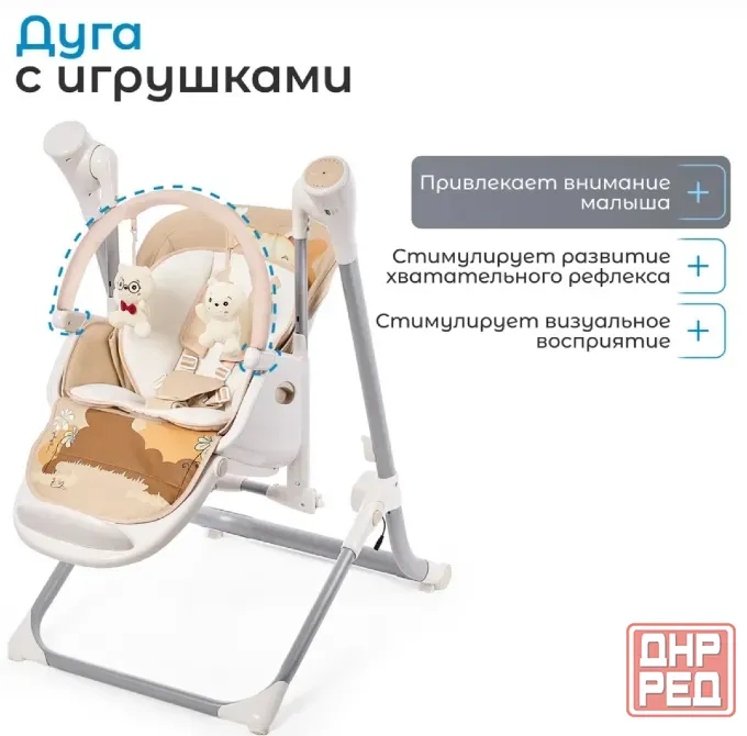 Стульчик для кормления 3 в 1 Unico Leggero Донецк - изображение 5