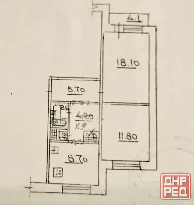 Продажа 2 ком. квартиры в Кировском районе г. Донецк, мкр.Широкий, ул.Шутова Донецк - изображение 9