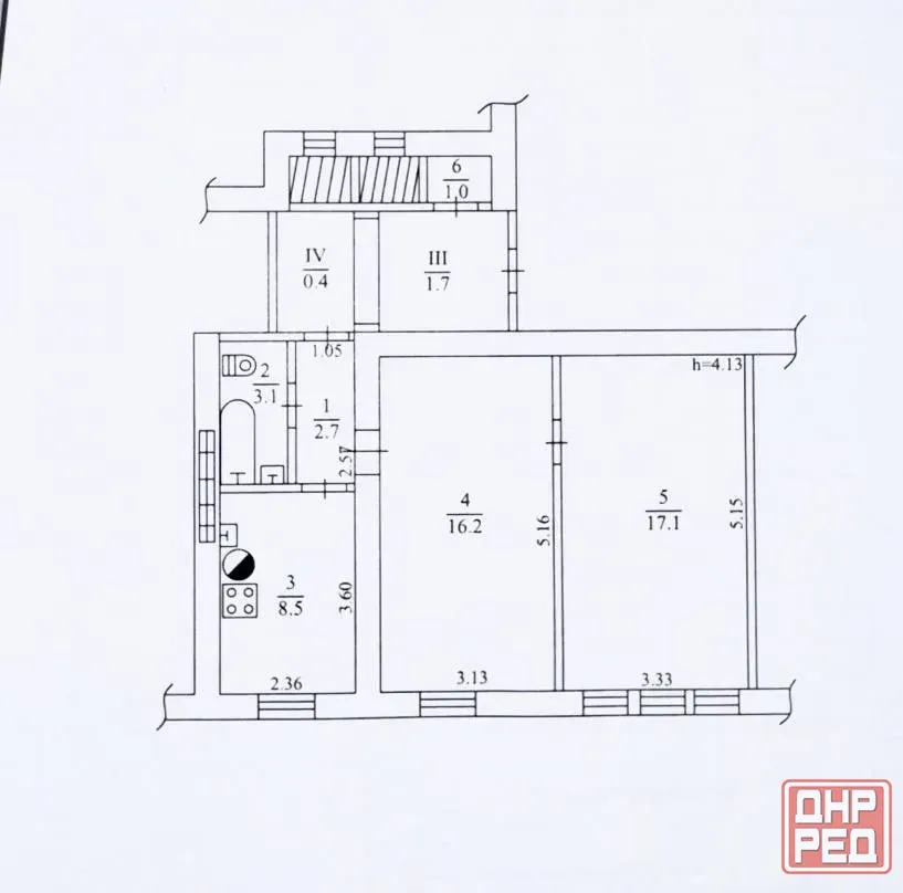 Продажа 2 комн.квартиры, Гастроном Москва Донецк - изображение 7