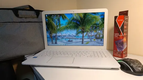 Эксклюзивный белый ноутбук Asus для офиса в идеале Донецк