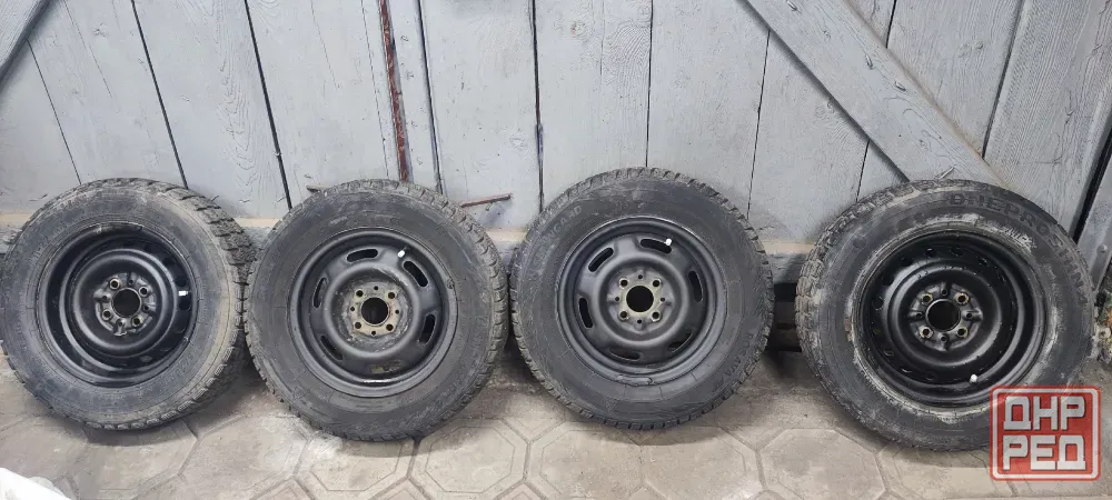 Зимняя шипованная резина на дисках 175\70R13 Донецк - изображение 1