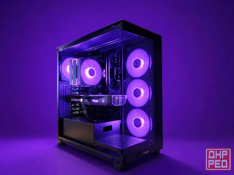 Мощный игровой пк на ryzen 5 9600X + RTX 5070 Донецк - изображение 2