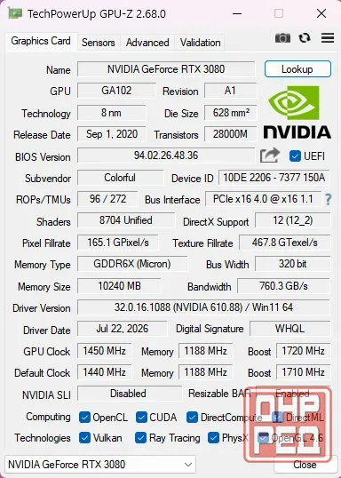 Colorful iGame GeForce RTX 3080 Ultra OC 10G Донецк - изображение 6