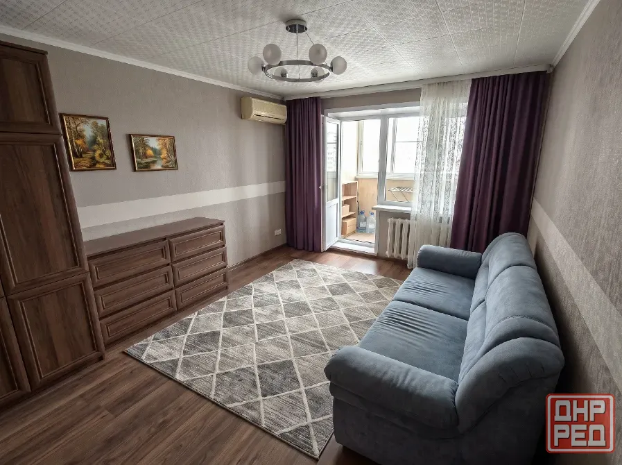 Двухкомнатная квартира в Донецке (47м²) на длительный срок Донецк - изображение 1
