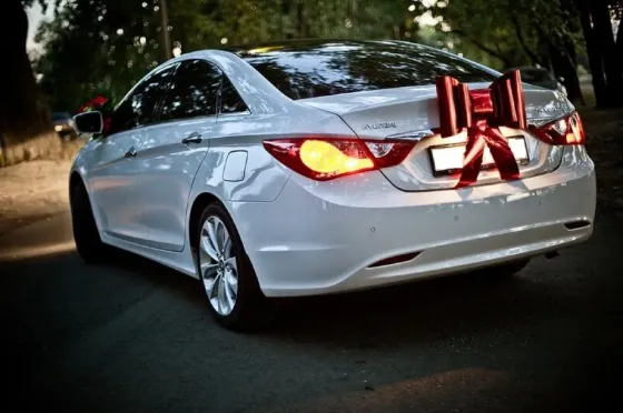 Аренда Авто На Свадьбу Соната от 700р./час (Hyundai Sonata Панорама) Мариуполь