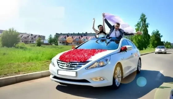 Аренда Авто На Свадьбу Соната от 700р./час (Hyundai Sonata Панорама) Мариуполь
