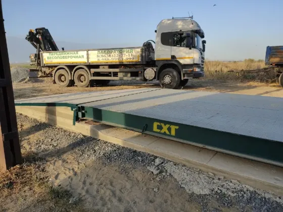 Установка автомобильных весов 60 тонн «схт» Самара