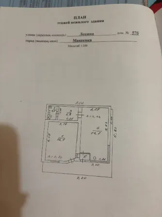 Продажа коммерческой Недвижимости - 33 квадратных метра в Центре Макеевки-Центральная улица Ленина! Макеевка