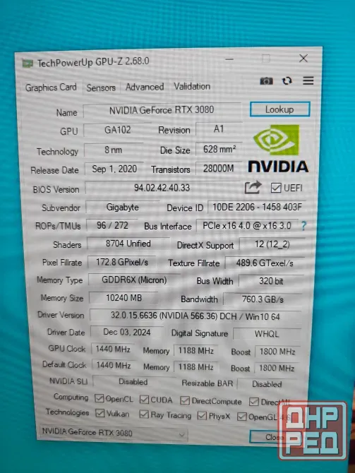 Видеокарта RTX 3080 Донецк - изображение 3