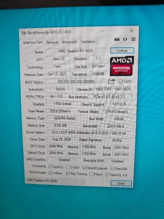 Видеокарта RX 6600 Донецк