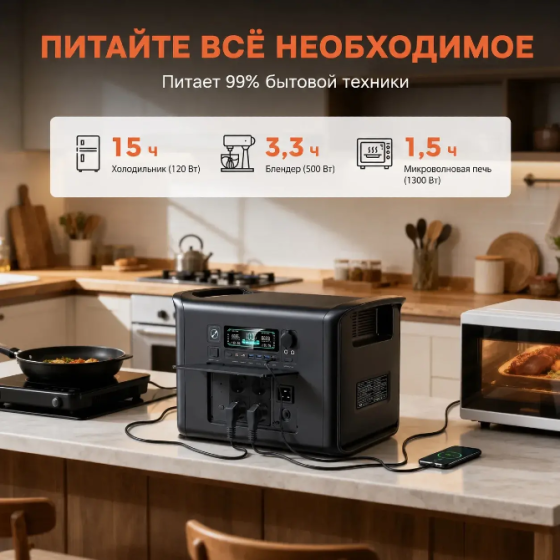 Портативная электростанция CTOLITY AP2000 зарядная станция Донецк