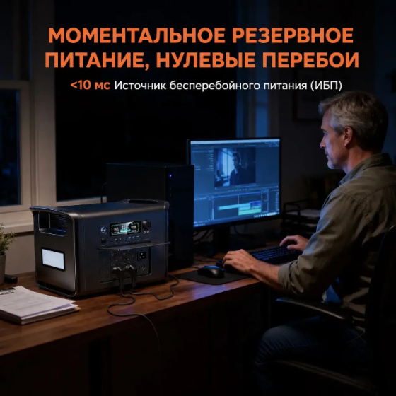 Портативная электростанция CTOLITY AP2000 зарядная станция Донецк