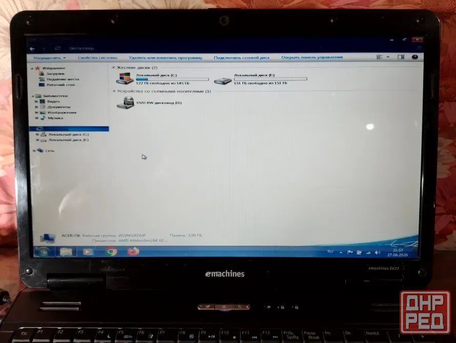 Ноутбук eMachines e625 15.6дюймов Донецк - изображение 5