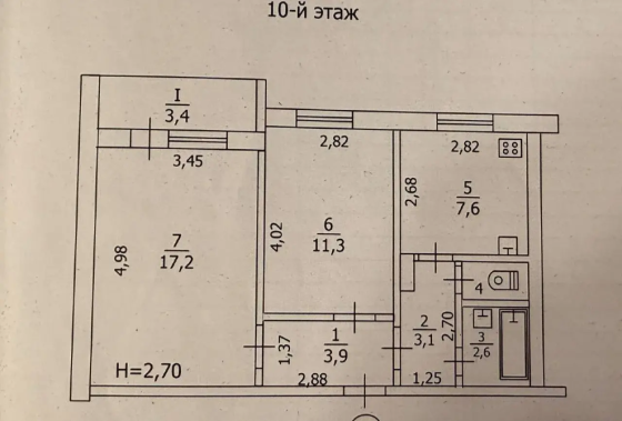 Продажа 2 к квартиры г.Макеевка мкрн Первомайский (Ханженково) Макеевка