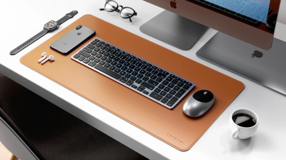 Коврик Satechi Premium Vegan-Leather Desk Mat (ST-LDMN), для мышки, большой ковёр мыши на стол Донецк