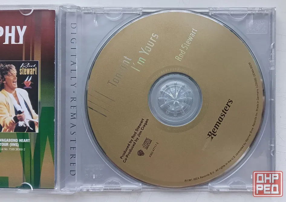 Rod Stewart (1981) Tonight I'm Yours - CD, фирм.(Germany), Pop-rock Макеевка - изображение 3