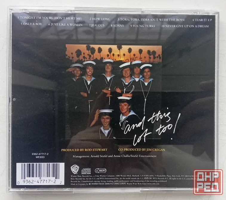 Rod Stewart (1981) Tonight I'm Yours - CD, фирм.(Germany), Pop-rock Макеевка - изображение 2