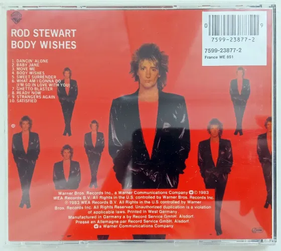 Rod Stewart (1983) Body Wishes - CD, фирм.(Germany), Pop-rock Макеевка