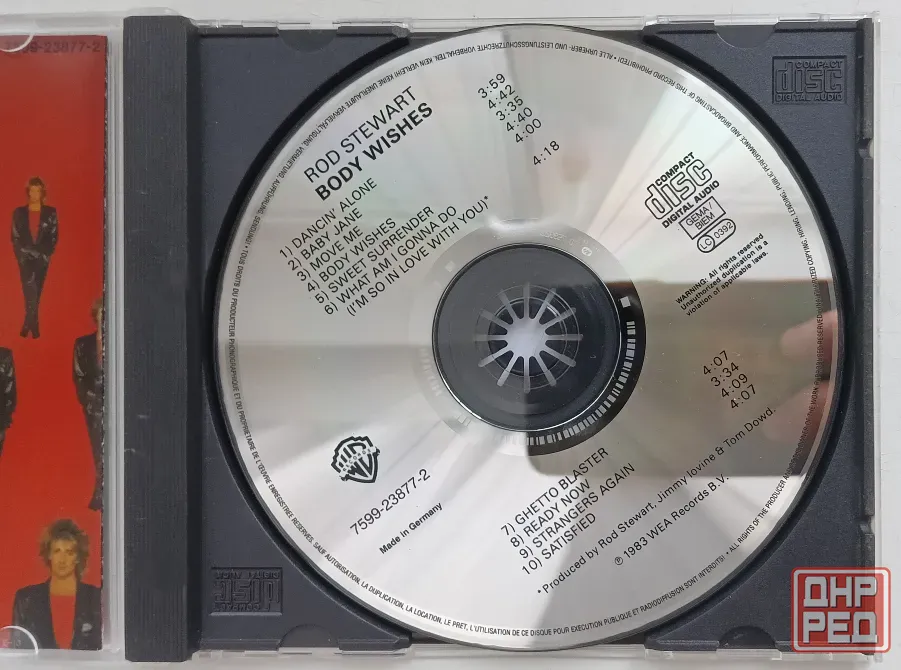 Rod Stewart (1983) Body Wishes - CD, фирм.(Germany), Pop-rock Макеевка - изображение 3