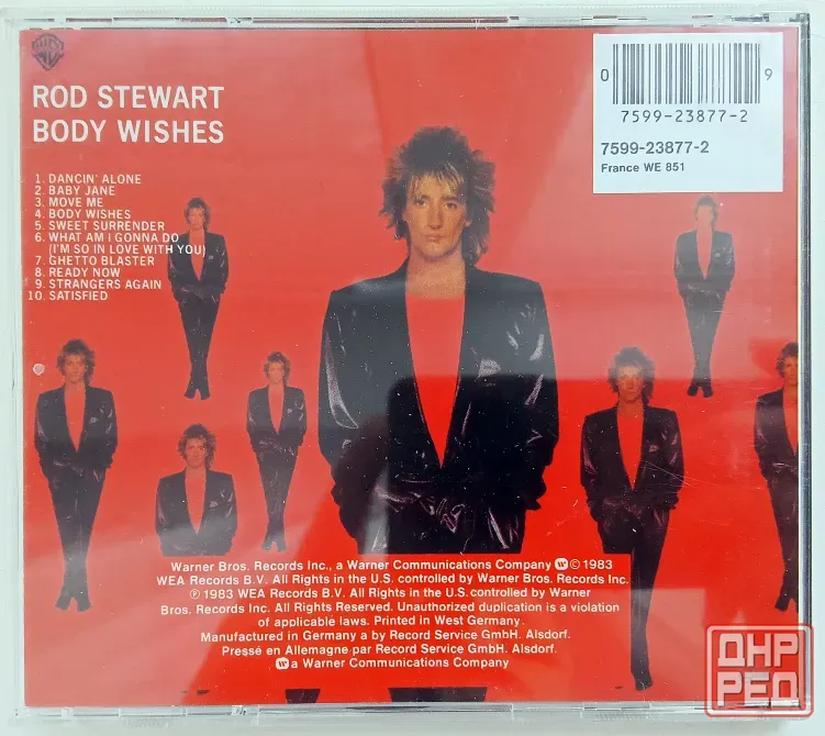 Rod Stewart (1983) Body Wishes - CD, фирм.(Germany), Pop-rock Макеевка - изображение 2