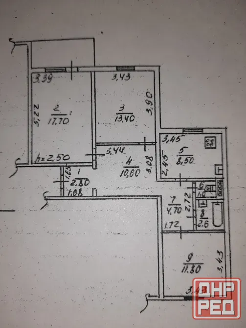 продам 3к крупногабаритную на Цветочном, 12/16 Донецк - изображение 1