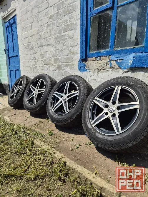 Комплект зимней резины на дисках R15 5x112 Донецк - изображение 1