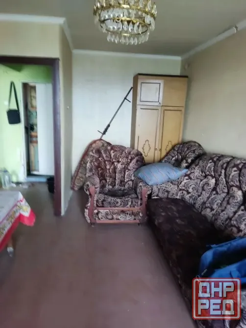 Продам 1 комнатную квартиру, Текстильщик, между ош 30 и конечной 77 Донецк - изображение 1