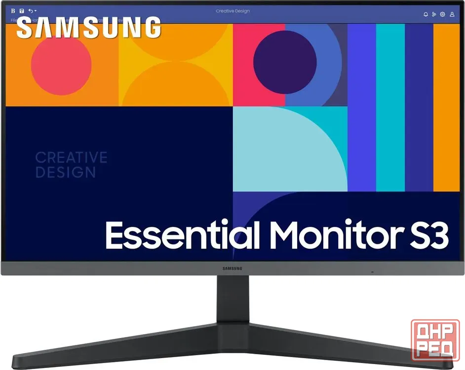 Монитор 24" Samsung Essential S3 S24C330GAI, 1920x1080, IPS, 100Гц Новый Донецк - изображение 1