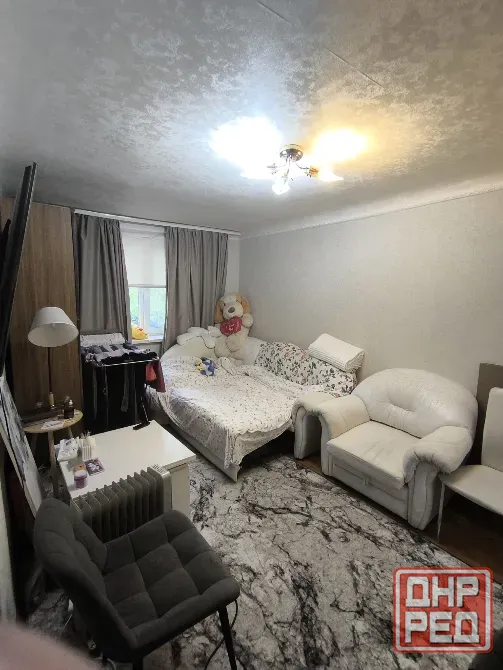 Продам 1 комнатную квартиру с гаражом, пгт. Горное, 3й участок Харцызск - изображение 3