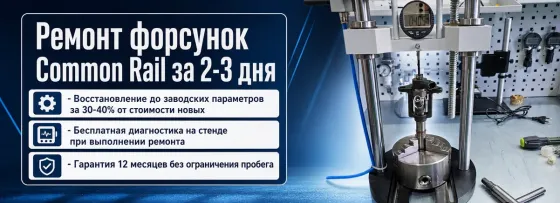 Ремонт форсунок Common Rail. Экономия до 70% Донецк