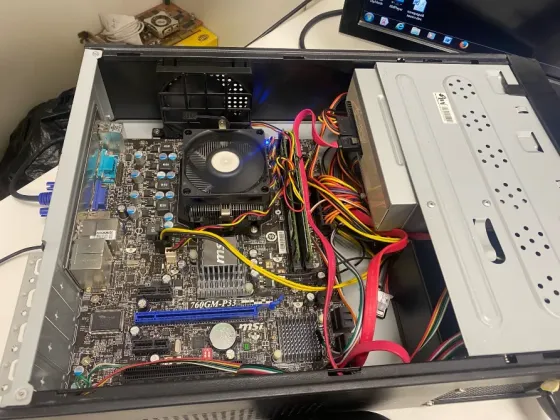 Компьютер AMD II X2 250 DDR2 4Gb HDD 250Gb AMD 260G Win 7 32bit 400w Донецк
