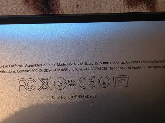Мак бук про 13. Model No.:A1278 Донецк