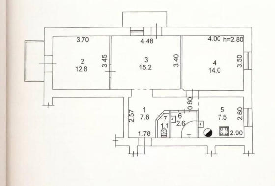 Продажа 3 комн. квартиры, ул. Разенкова (ориентир Дружба) Донецк