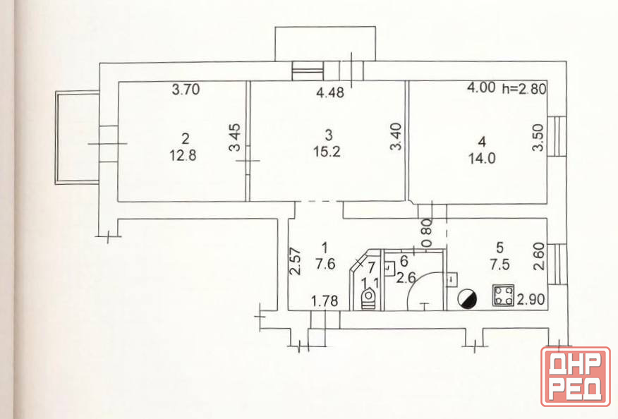Продажа 3 комн. квартиры, ул. Разенкова (ориентир Дружба) Донецк - изображение 4