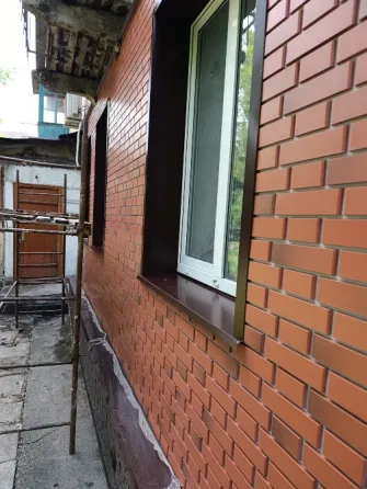 декоративное покрытие под кирпич - амк , и другие варианты, для фасада Макеевка