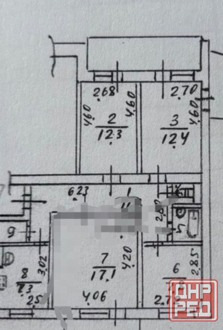 Продам 4 к кв. 23 мкр Мариуполь - изображение 2