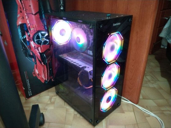 Игровой компьютер 16gb/rx 570 8gb/ryzen 5 2600/ m2 256/ hdd 1tb и монитор xiaomi 34 изогнутый Донецк