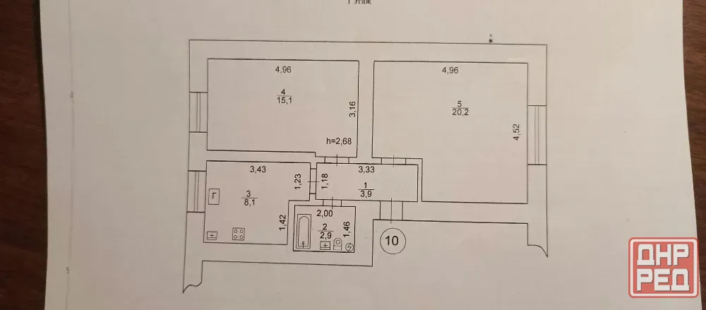 Продам 2х комн. квартиру в центре Докучаевска Докучаевск - изображение 11