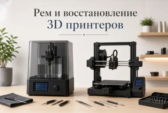 Ремонт и модернизация 3Д принтеров Донецк