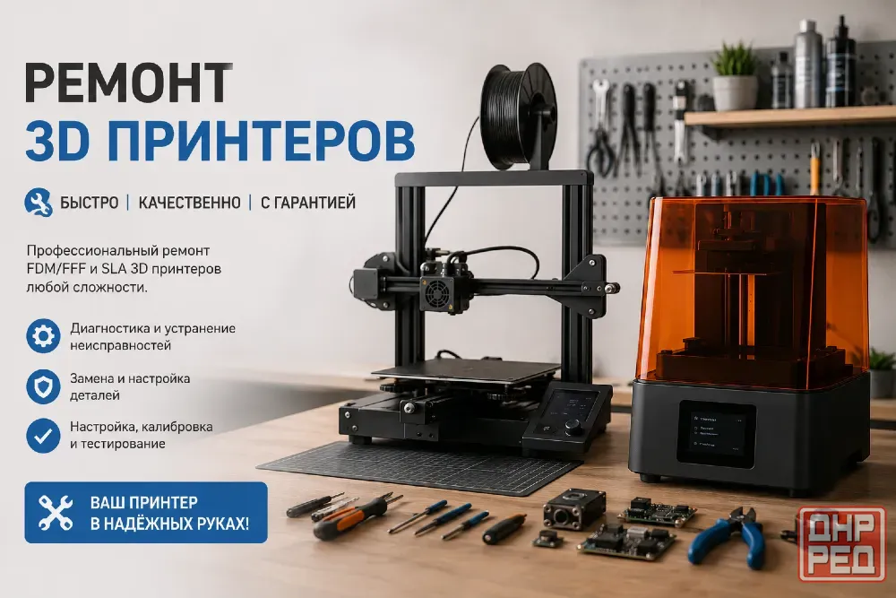 Ремонт и модернизация 3Д принтеров Донецк - изображение 2