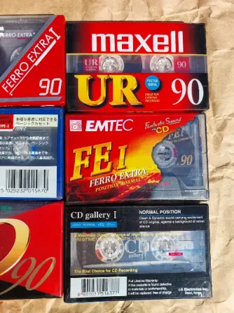 Аудиокассеты новые запечатанные лотом 6шт Донецк