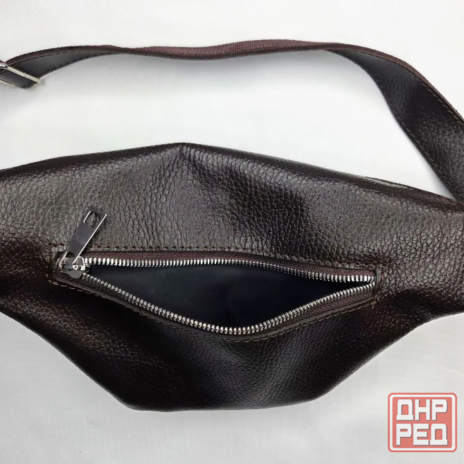 Сумка поясная кожаная Loran Rouge, 30x15 см, унисекс, мужская, женская Донецк - изображение 5