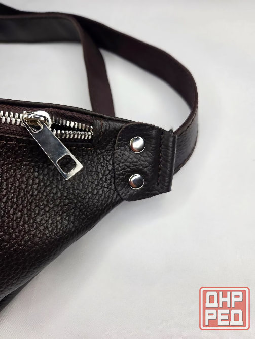Сумка поясная кожаная Loran Rouge, 30x15 см, унисекс, мужская, женская Донецк - изображение 6