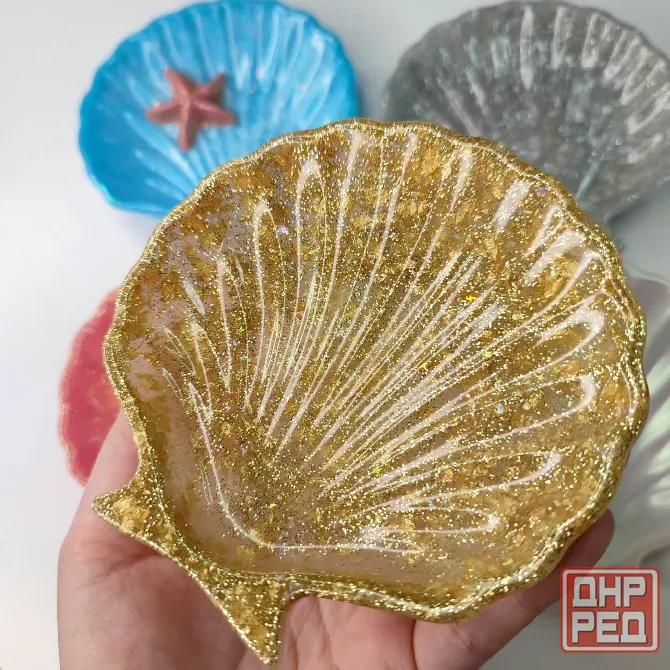 Подставка тарелочка ракушка под украшения mermaid Донецк - изображение 2
