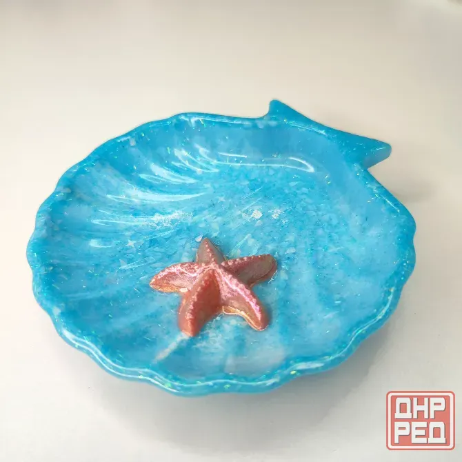 Подставка тарелочка ракушка под украшения mermaid Донецк - изображение 4