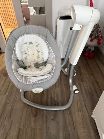 Детские электронные качели-шезлонг с рождения Joie Serina Swivel Донецк